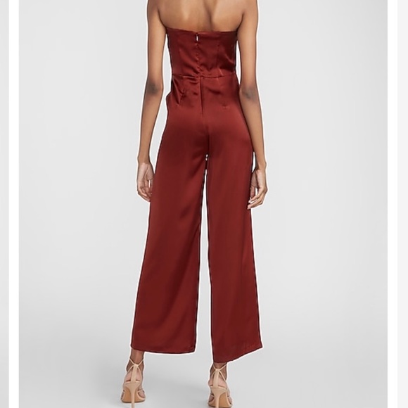 NEVER WORN EXPRESS STRAPLESS WIDE LEG JUMPSUIT!!! - Picture 4 of 4